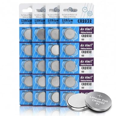 ONE BEST DEAL 20 x CR2032 Batteries Compatible with DL2032, BR2032, KL2032 | 3 Volt Lithium Coin Cell Battery for Remote, Toys, Car Key, LED Lights, Calculator and Other Devices