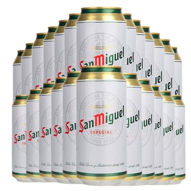San Miguel Especial Lager beer | 500ml cans | 5% ABV | Pack of 24