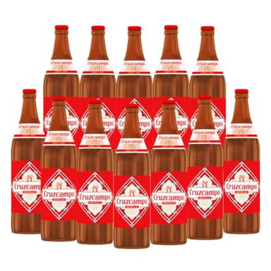 Cruzcampo Premium Spanish Lager 660ml Bottles - 4.4% ABV (12 Pack)