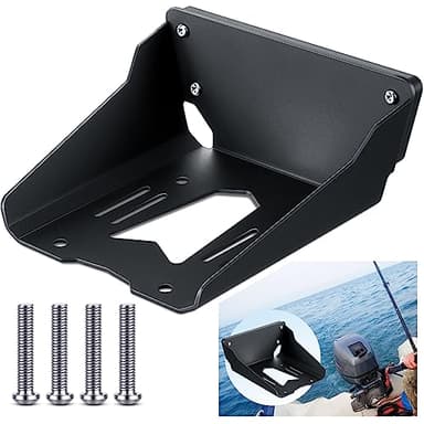 Thenshop Transom Trolling Motor Mount Kayak Motor Mount Trolling Motor Mounting Bracket for Kayak Trolling Motors(Simple)