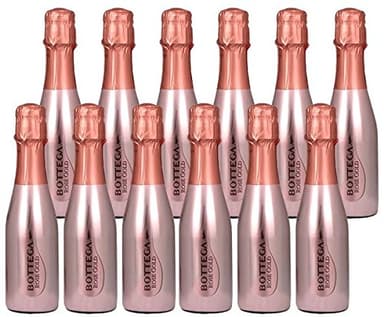 Bottega Rose Gold Spumante Brut Mini Pack of 12 x 20cl