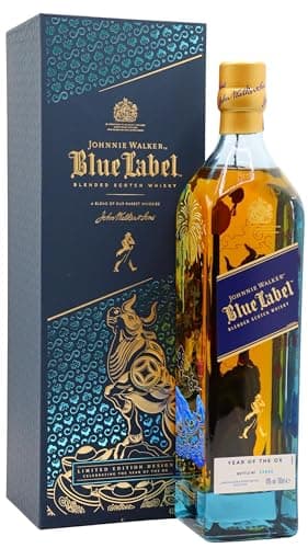 Johnnie Walker - Blue Label 2021 Lunar New Year - Year Of The Ox Blended Scotch - Whisky 70cl 40% ABV